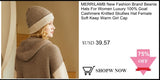 Women's Wool Blend Beanie & Hooded Scarf Set