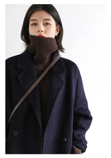 Women's Relaxed Mock Neck Knit Sweater