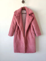 Luxury Faux Rabbit Fur Winter Overcoat