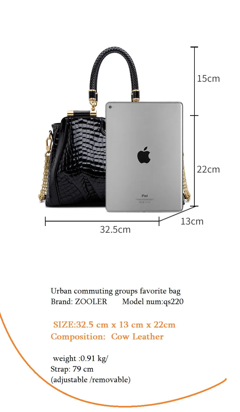 Hot Cow Skin Bag！ZOOLER Handmade Full Real Cow Leather Handbags Soft Skin Genuine Leather Bag Costly Women Fashion Bags #QS220
