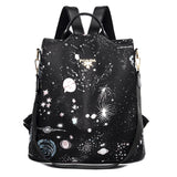 Women's Oxford Backpack with Organizer Pockets