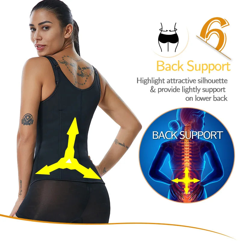Women’s Neoprene Workout Sauna Vest