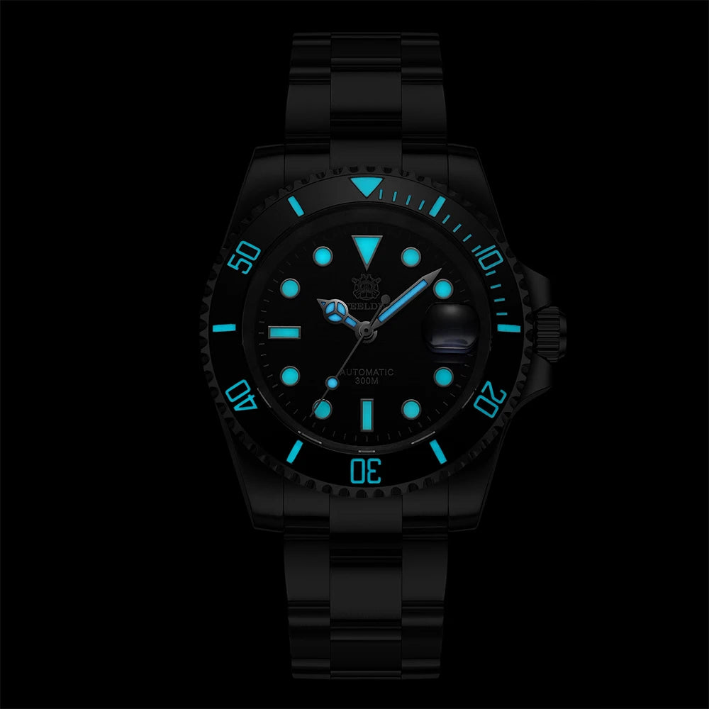 SD1953 Hot Selling Ceramic Bezel 41mm Steeldive 30ATM Water Resistant NH35 Automatic Mens Dive Watch