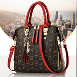 Elegant Tassel PU Leather Tote
