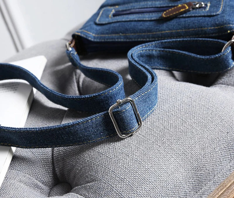 Fashion Shoulder Bags For Women Vintage Denim Crossbody Bag Female Small Messenger Bags Casual Handbags Purse