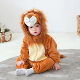 Umorden Baby & Toddler Animal Romper | Cozy Plush Cartoon Coverall