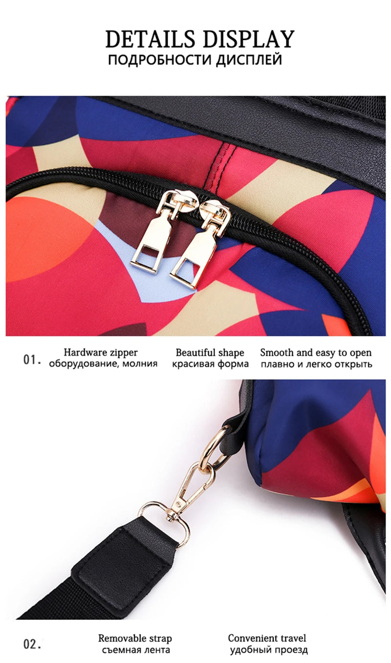 Women's Oxford Backpack with Organizer Pockets
