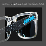 KDEAM All Black Men's Sunglasses Polarized And UV400 Protection Lens Driving Fishing Glasses Mirror With Complete Package