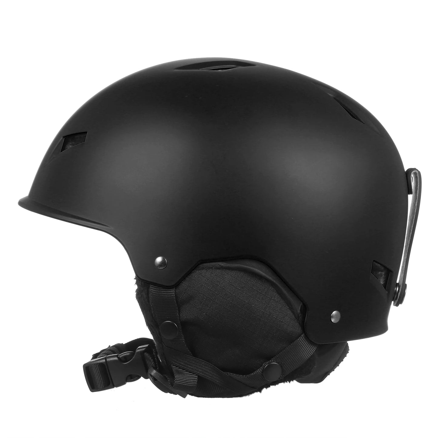 Winter Snow Helmet with Detachable Earmuffs
