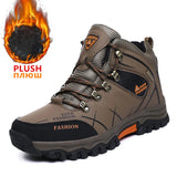 Waterproof Winter Leather Hiking Boots