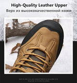 All-Terrain Waterproof Leather Winter Boots