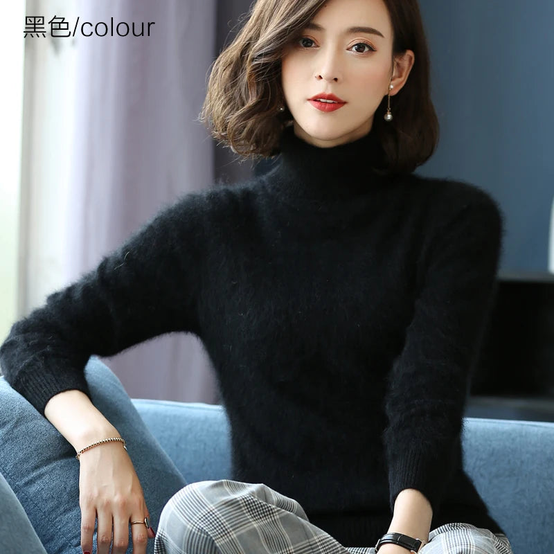 Women's Collared Knit Pullover Sweater