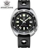 SD1970 STEELDIVE Brand 44MM Sapphire Glass with Transparent AR Coating Cermaic Bezel NH35 Movement Automatic Dive Watch Turtle