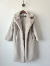 Luxury Faux Rabbit Fur Winter Overcoat