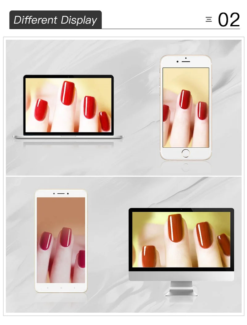Eleanos 60-Piece Jelly Opal Gel Polish Set
