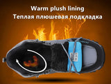 Waterproof Winter Leather Hiking Boots