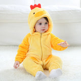 Umorden Baby & Toddler Animal Romper | Cozy Plush Cartoon Coverall