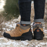 All-Terrain Waterproof Leather Winter Boots