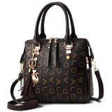 Elegant Tassel PU Leather Tote