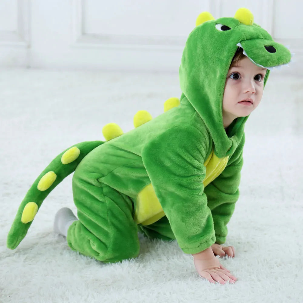 Umorden Baby & Toddler Animal Romper | Cozy Plush Cartoon Coverall