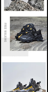 Rax Men  Waterproof Hiking Shoes Breathable Hiking Boots Outdoor Trekking Boots Sports Sneakers Tactical Shoes