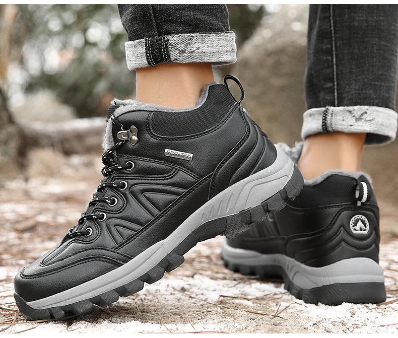 All-Terrain Waterproof Leather Winter Boots