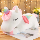 25-100CM Giant Size Unicorn Plush Toy Soft Stuffed Cartoon Unicorn Dolls Animal Horse High Quality Birthday Gift