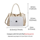 FOXER Brand Cowhide Leather Women's Shoulder Bag Female Split Leather Handbag Fashion Lady Tote Large Capacity Top Handle Bag