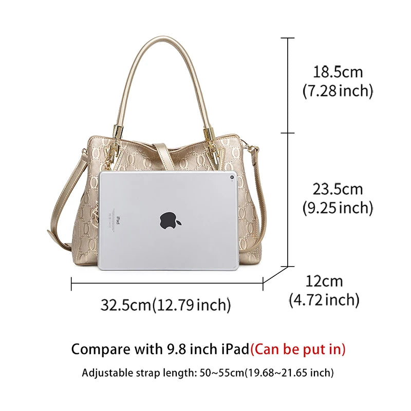 FOXER Brand Cowhide Leather Women's Shoulder Bag Female Split Leather Handbag Fashion Lady Tote Large Capacity Top Handle Bag