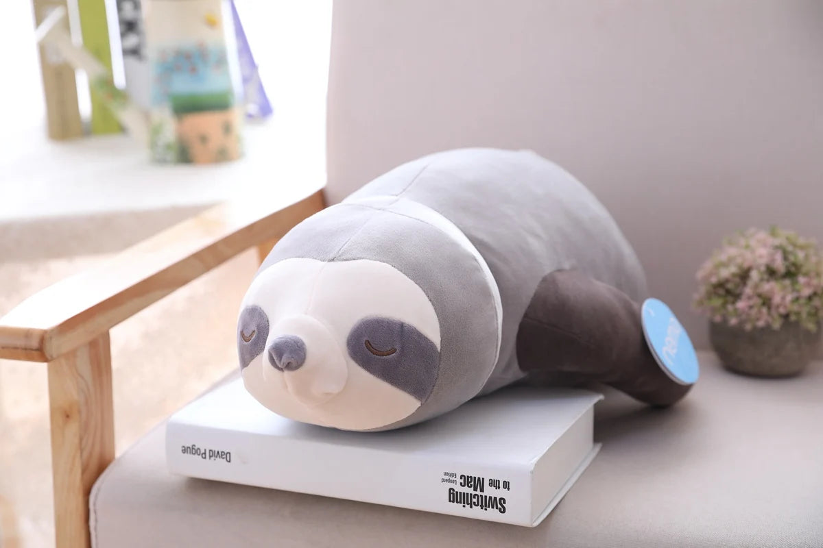 65-100cm Super Soft Stuffed Sloth Toy Plush Cute Sloths Soft Toy Animals Plushie Doll Pillow Birthday Gift