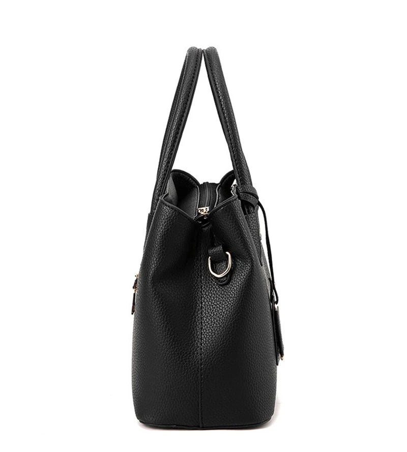 Luxury Women’s PU Leather Designer Tote – Versatile Fashion Shoulder Bag