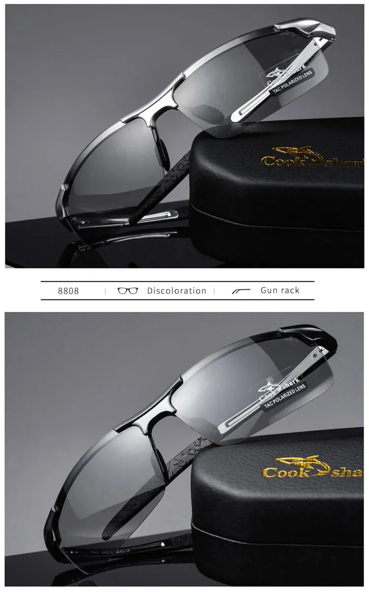 Cook Shark Polarized Aluminium Sunglasses for Men