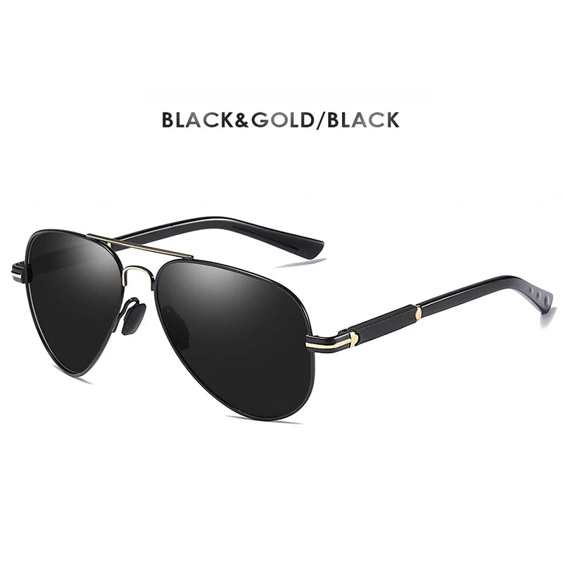 LIOUMO Top Quality Aviation Photochromic Sunglasses Polarized Men Chameleon Sun Glasses Women Anti-glare Driving Oculos De Sol
