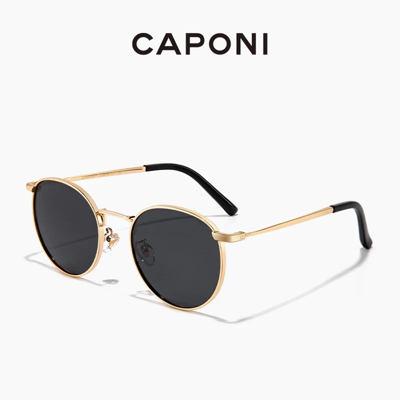 CAPONI Round Polarized Sunglasses for Women – CP1871