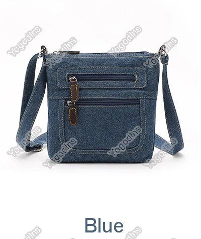 Fashion Shoulder Bags For Women Vintage Denim Crossbody Bag Female Small Messenger Bags Casual Handbags Purse