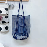 Women's Mesh Tote Bag for Beach & Shopping