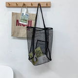 Women's Mesh Tote Bag for Beach & Shopping