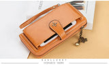 New Women Wallets Fashion Long PU Leather Top Quality Brand Card Holder Classic Female Purse Zipper Wallet For Women