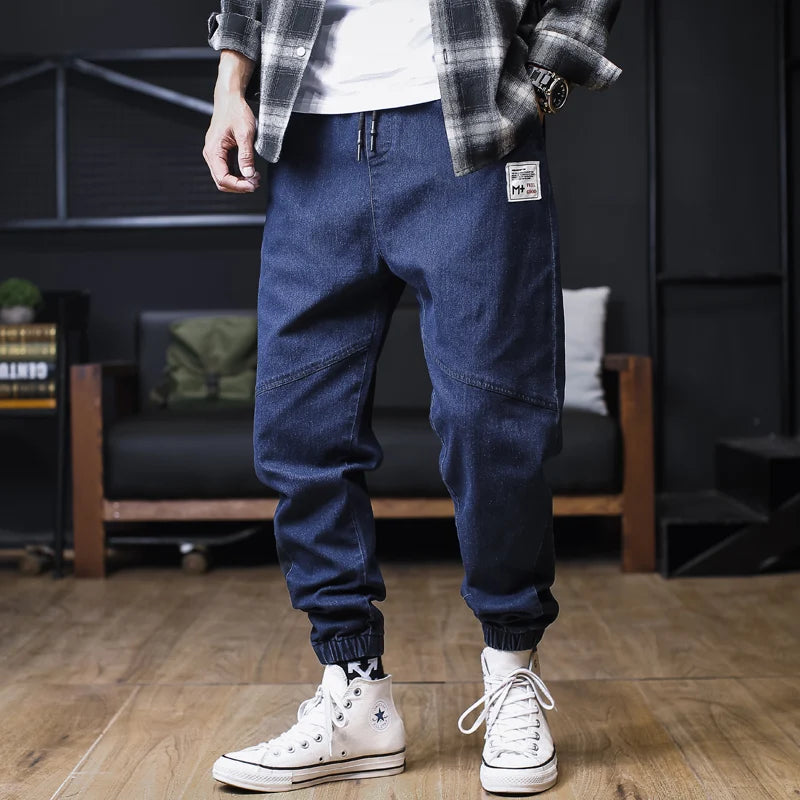 Men’s Relaxed Fit Cargo Harem Jeans