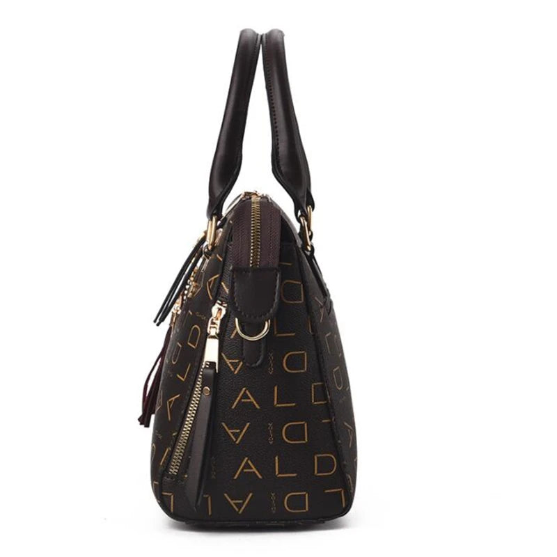 Elegant Tassel PU Leather Tote