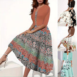 Floral Print Two-Piece Dress Set