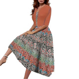 Floral Print Two-Piece Dress Set