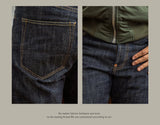 RedTornado 14oz Raw Indigo Selvedge Jeans – High Waist Loose Fit