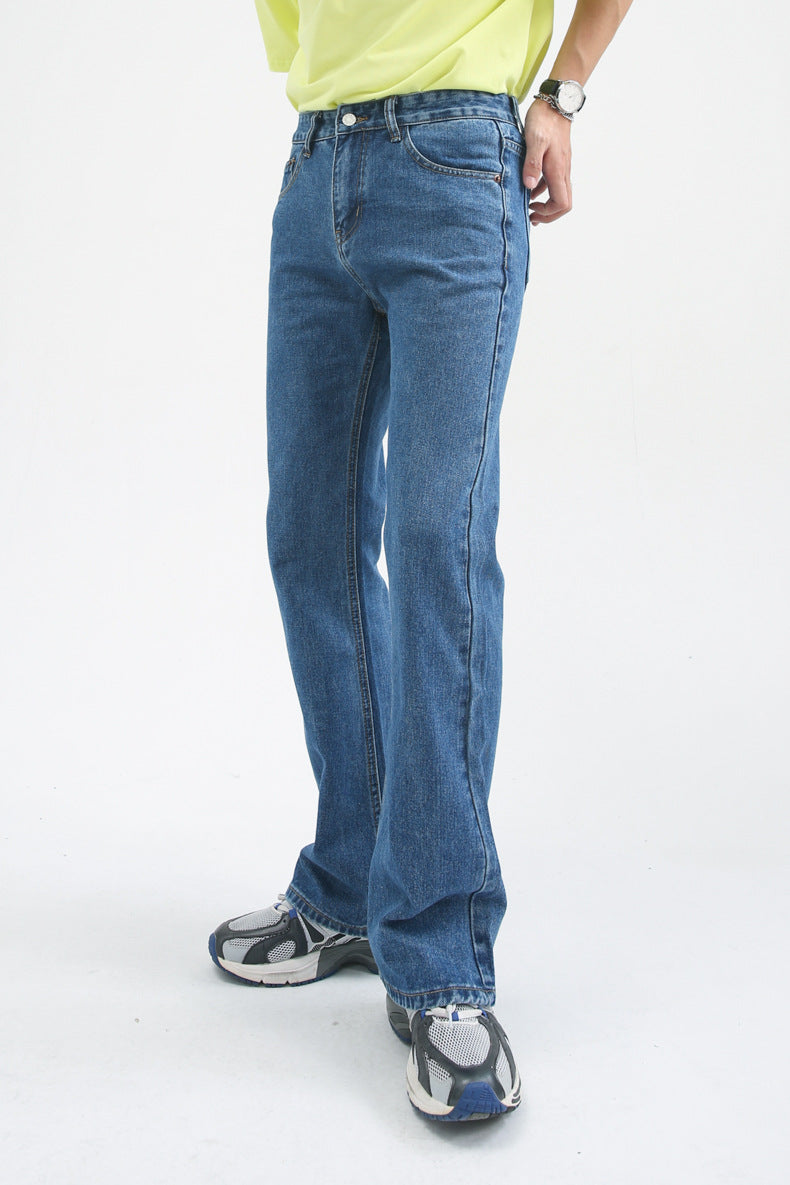 Men's Vintage Loose Denim Jeans | Streetwear Style