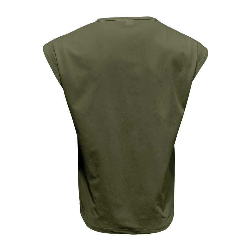 Men's Loose Short Sleeve T-Shirt — Round Neck Casual Summer Top