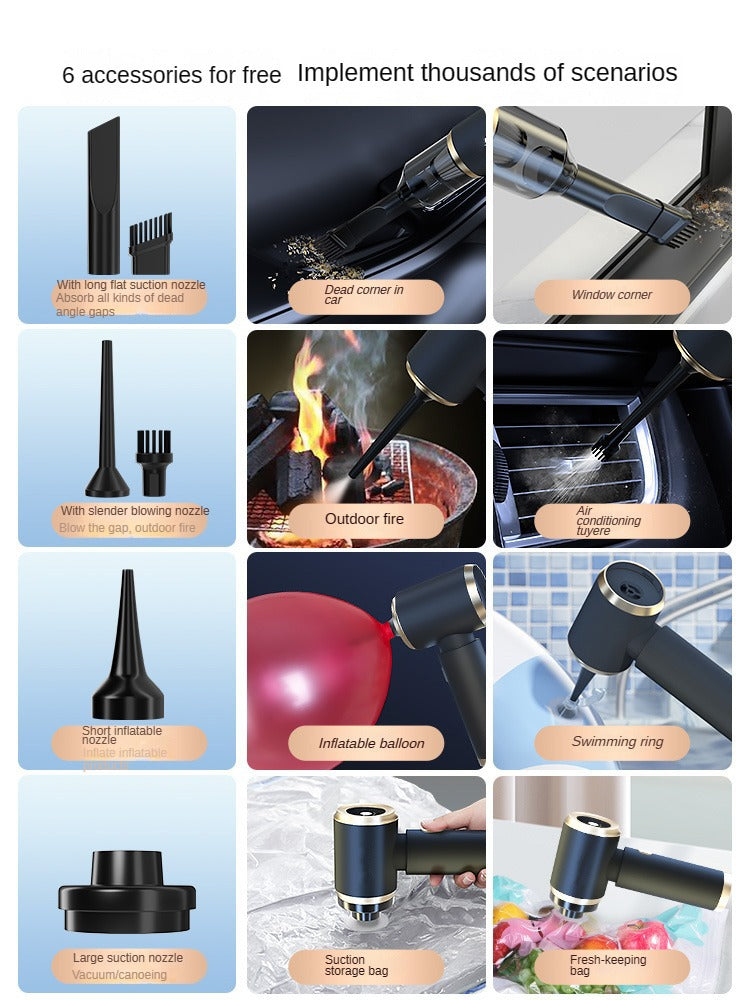 4-in-1 Cordless Car & Home Vacuum Cleaner 18000PA