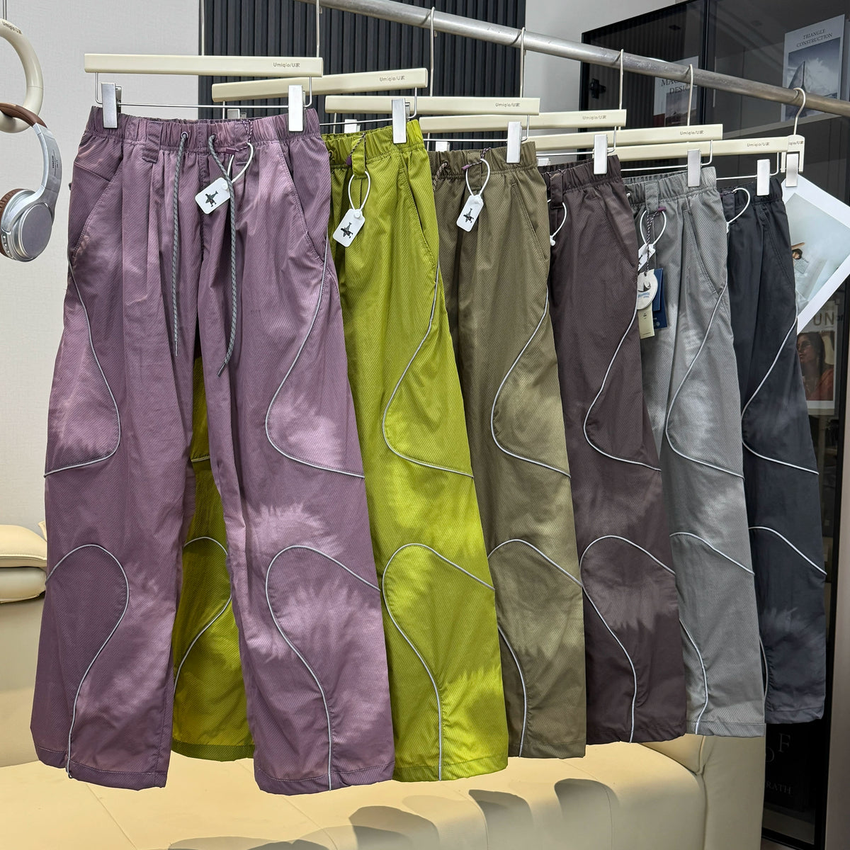 Men's Loose Fit Elastic Waist Cargo Pants