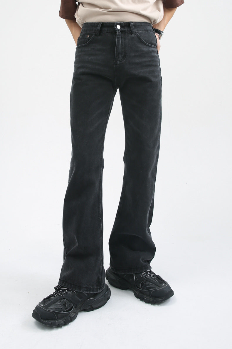 Men's Vintage Loose Denim Jeans | Streetwear Style
