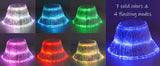 Luminous Fiber Optic Cyberpunk Bucket Hat