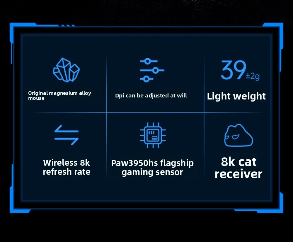 WLMOUSE Beast X Pro Wireless Gaming Mouse